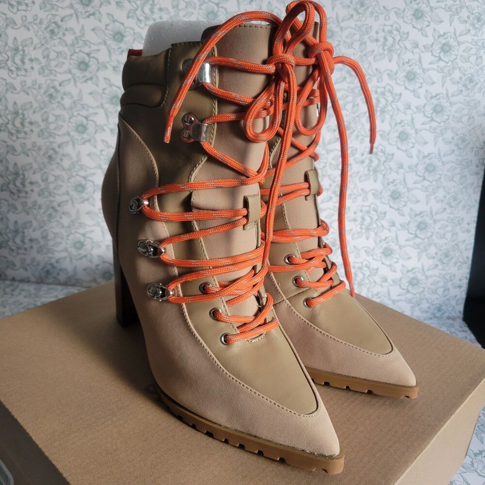 NIB Steve Madden Lace-Up Heeled Boot | 7.5 NWT - image 1